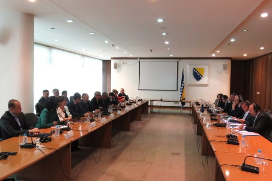 Members of Collegiums of the House of Representatives and the House of Peoples met with the Director General for EU Neighborhood Policy and Enlargement Negotiations 